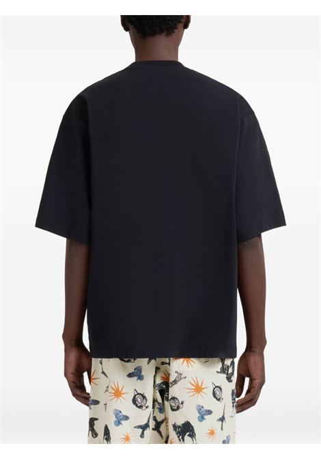 t-shirt logo uomo bianca MARNI | HUMU0223X6 UTCZ5700N99